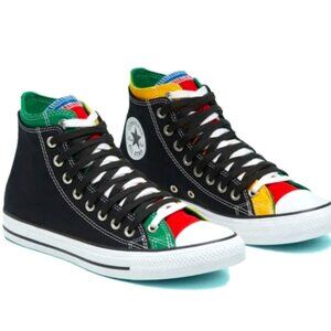 NEW Converse Chuck Taylor All Star High Top Black Multi Size Mens 4/Woman Size 6